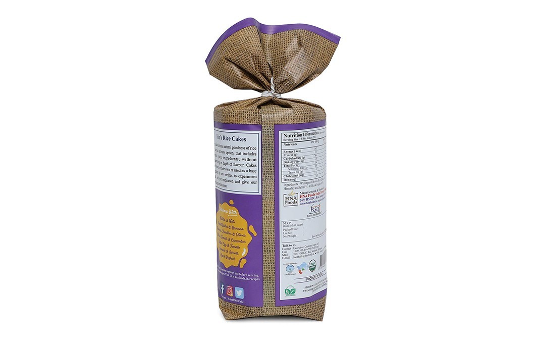 Haim Crispy Rice Thicks Wholegrain Rice Cakes With Quinoa & Chia   Plastic Wrap  15 pcs